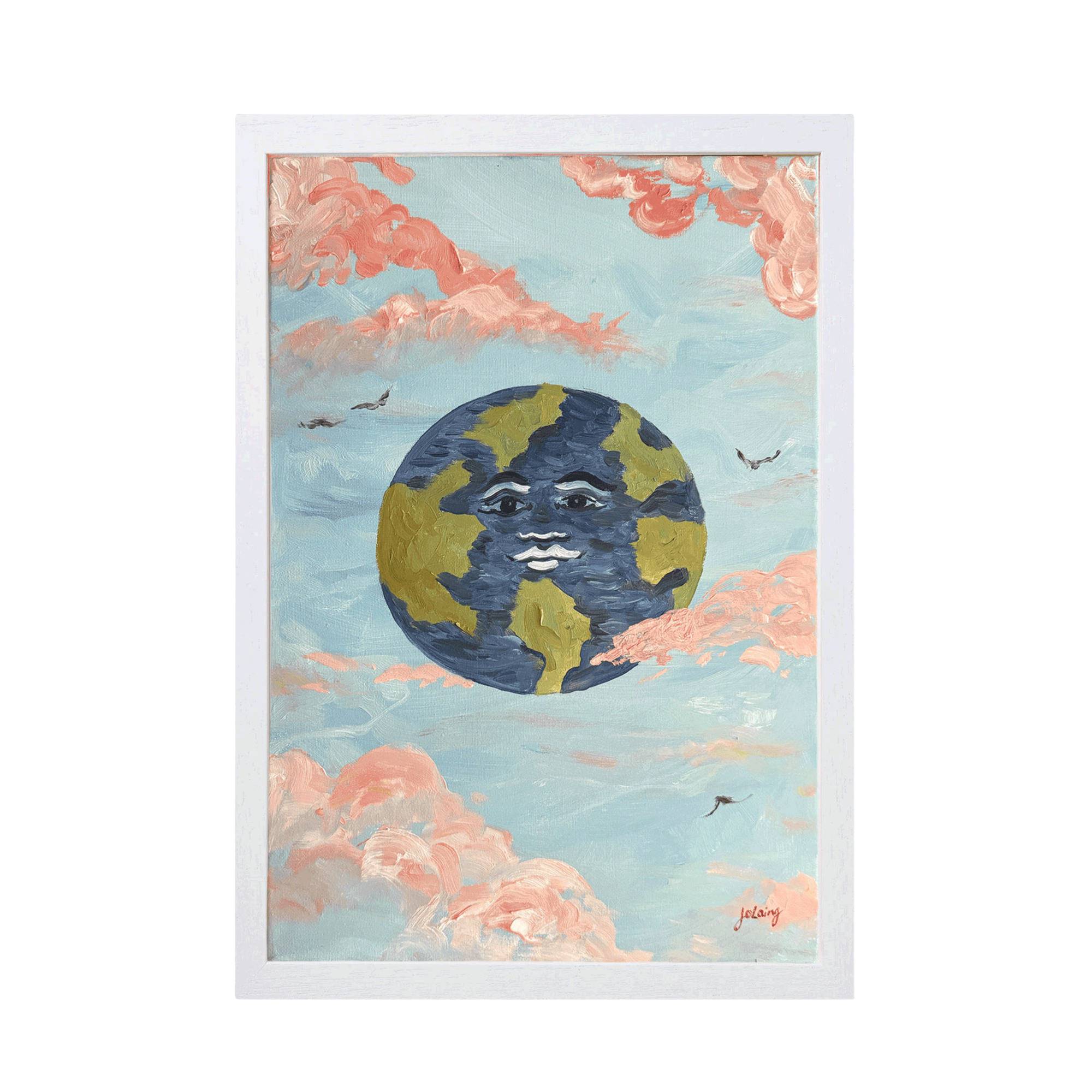 The World - Original Oil On Canvas