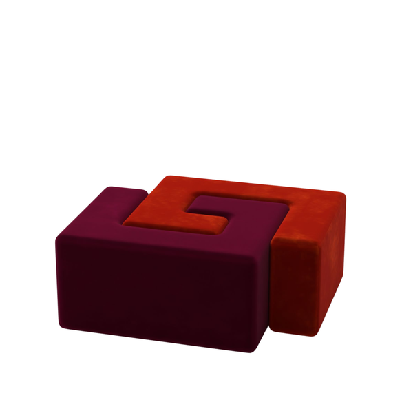 Red-Eye Ottoman