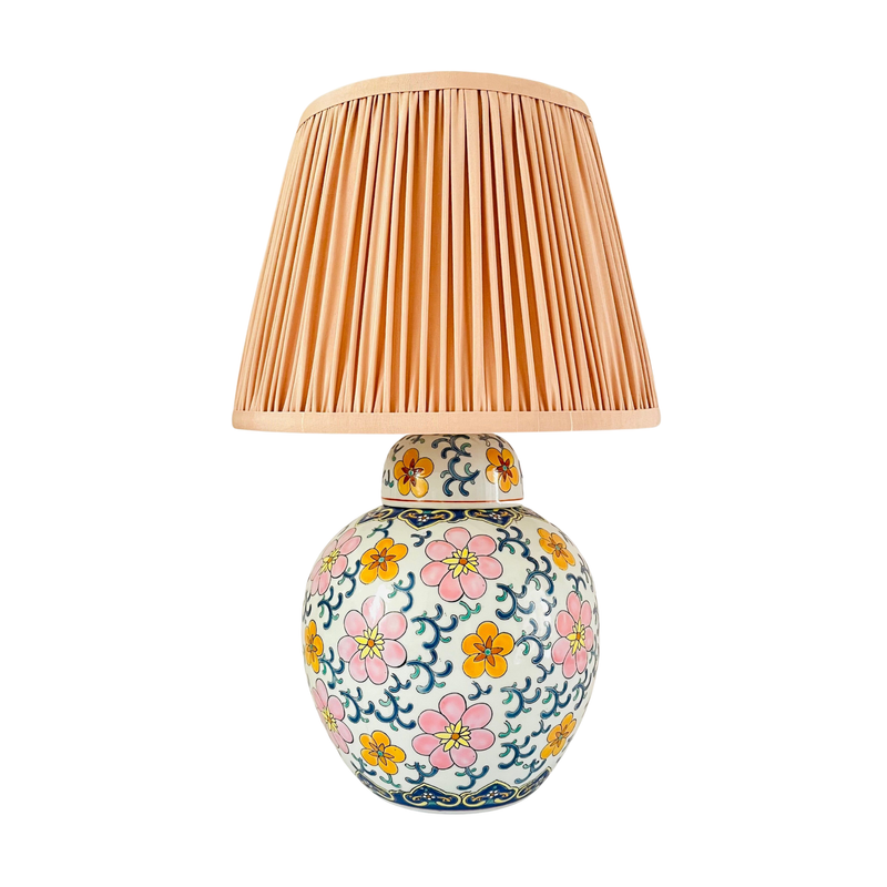 Antique Flower Jar Lamp