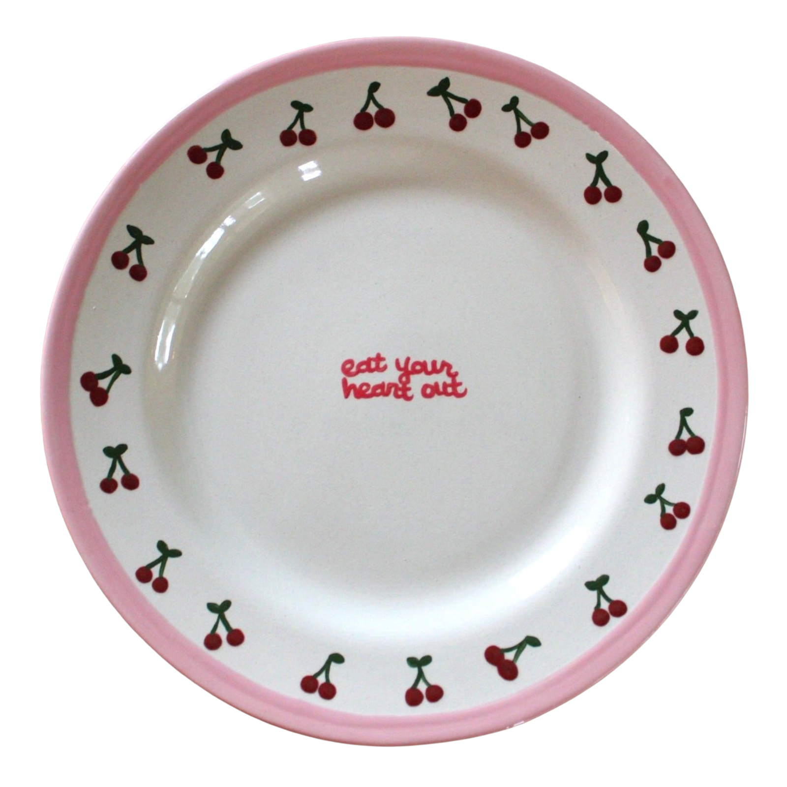 “eat your heart out” Hand-Painted Platter