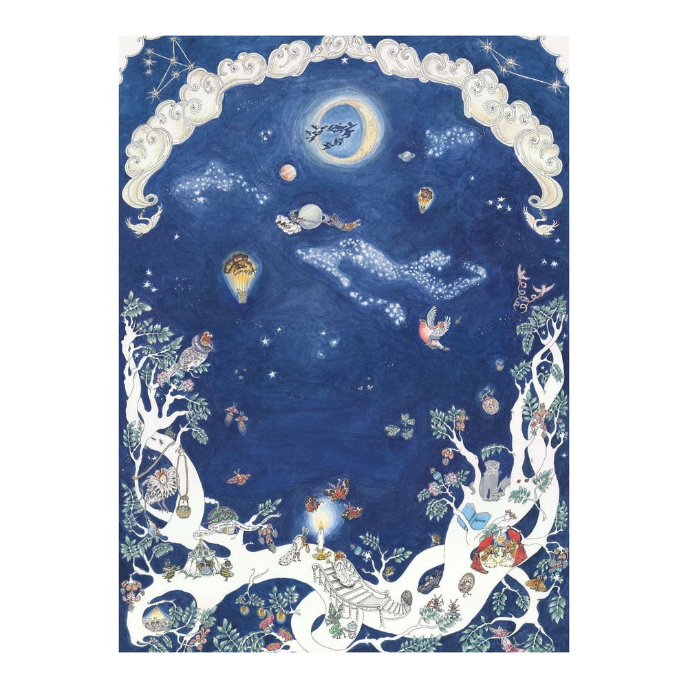 The Space Above the Ground - Nighttime - Fine Art Print