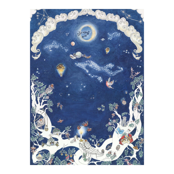 The Space Above the Ground - Nighttime - Fine Art Print-