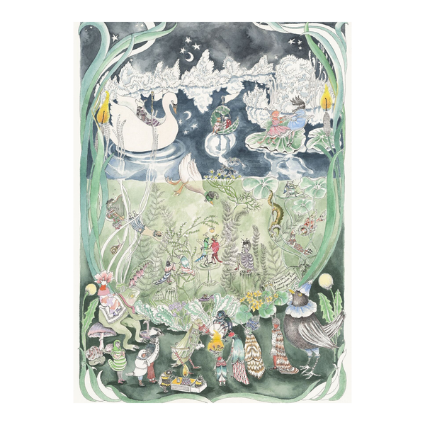 The Pond Dance Nighttime - Fine Art Print-