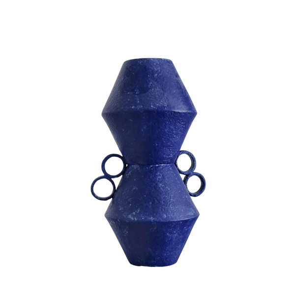 Gizella - Ceramic Vase - Blue