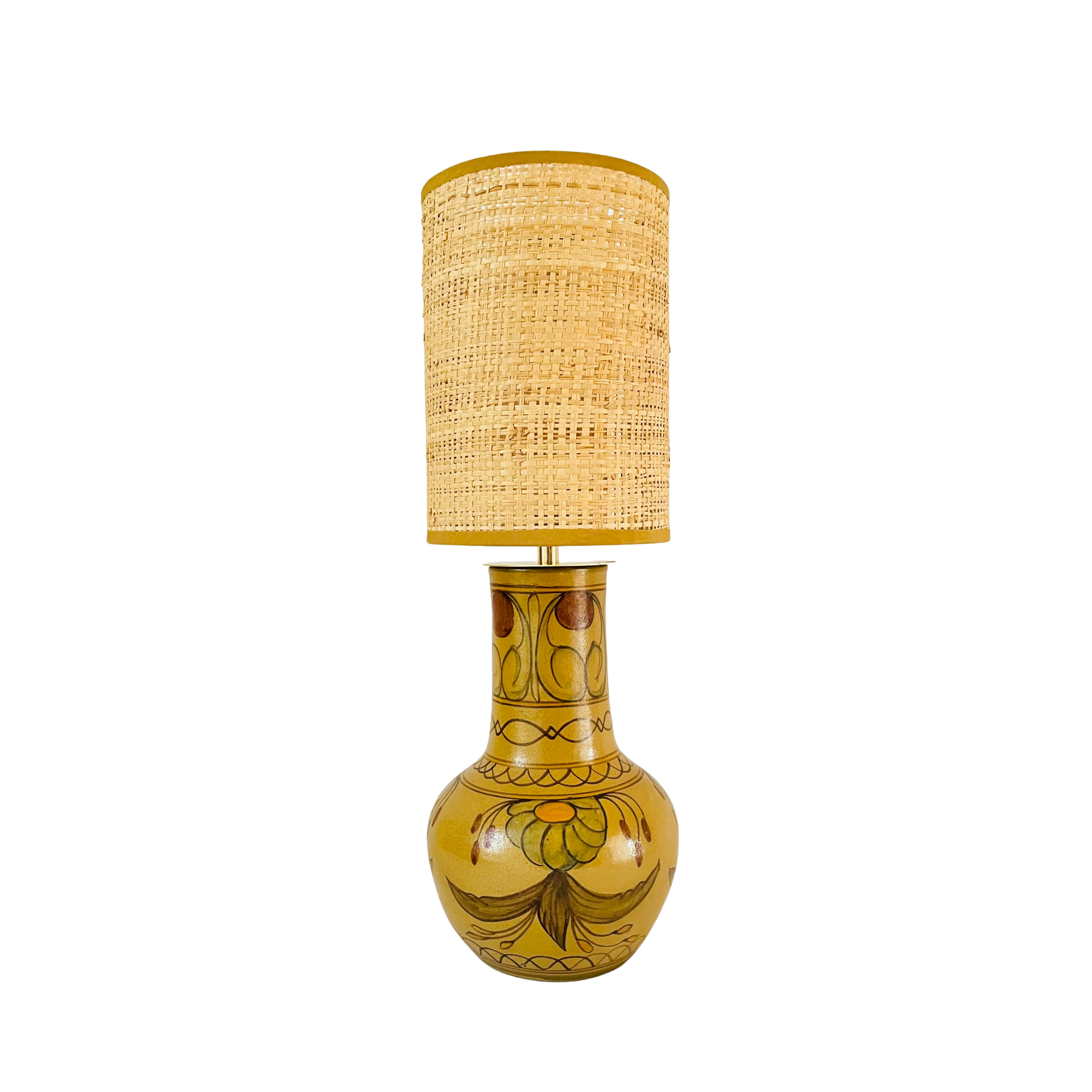 Portuguese Pottery Lamp
