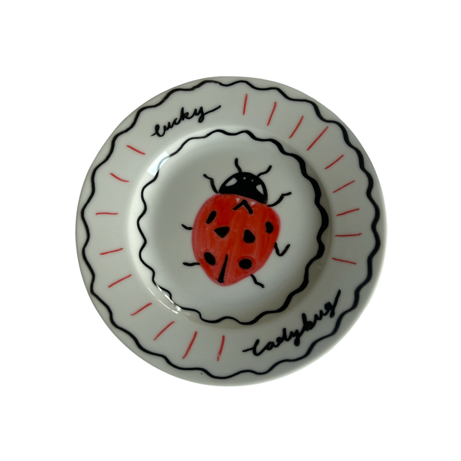 Mini Porcelain Decorative Plates 6.5"