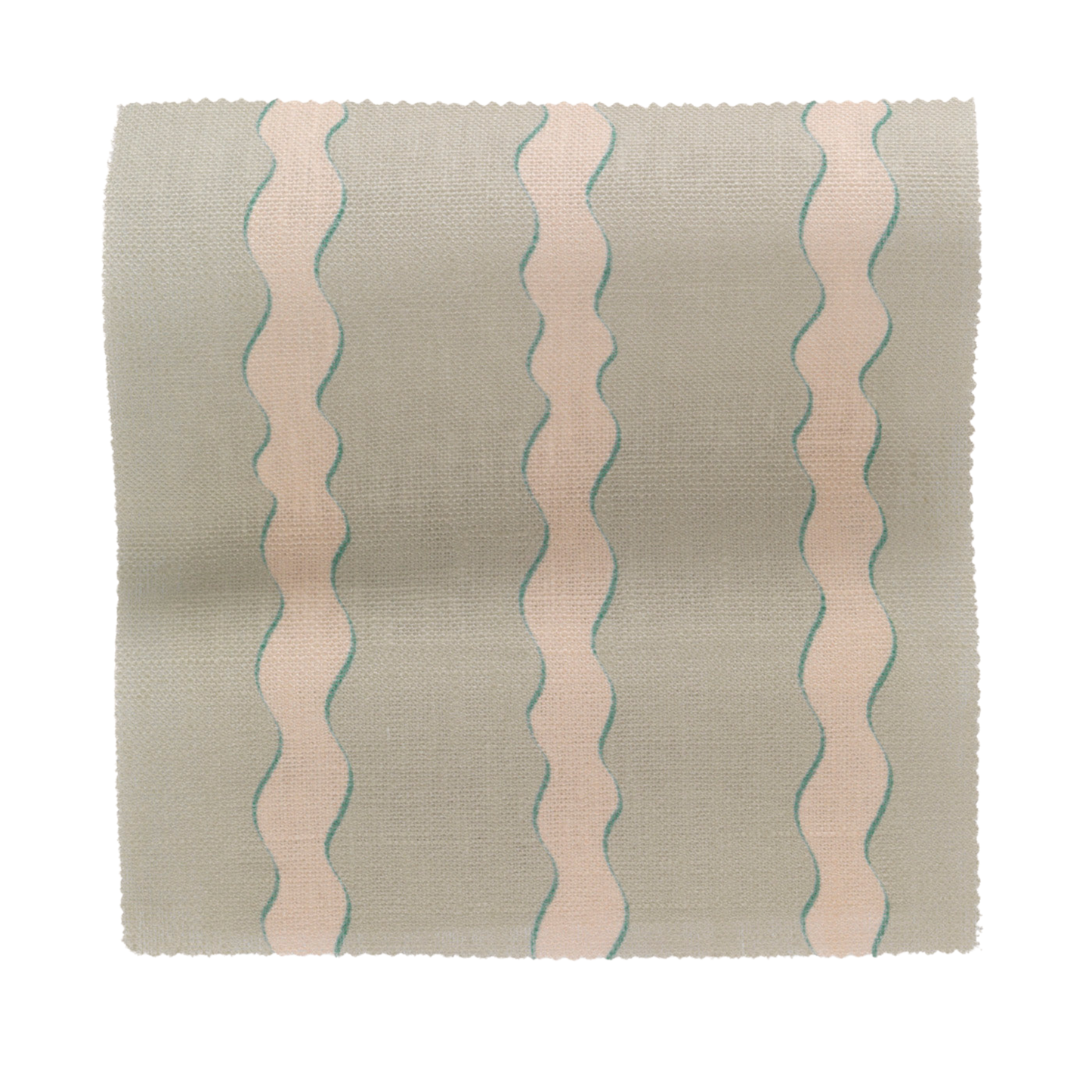 Scroll Stripe - Verdigris (Fabric)