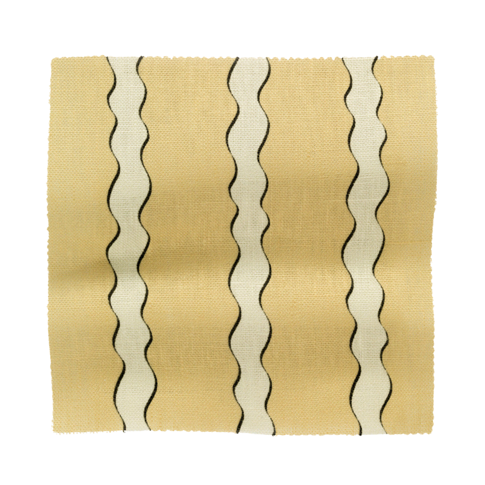 Scroll Stripe - Butter (Fabric)