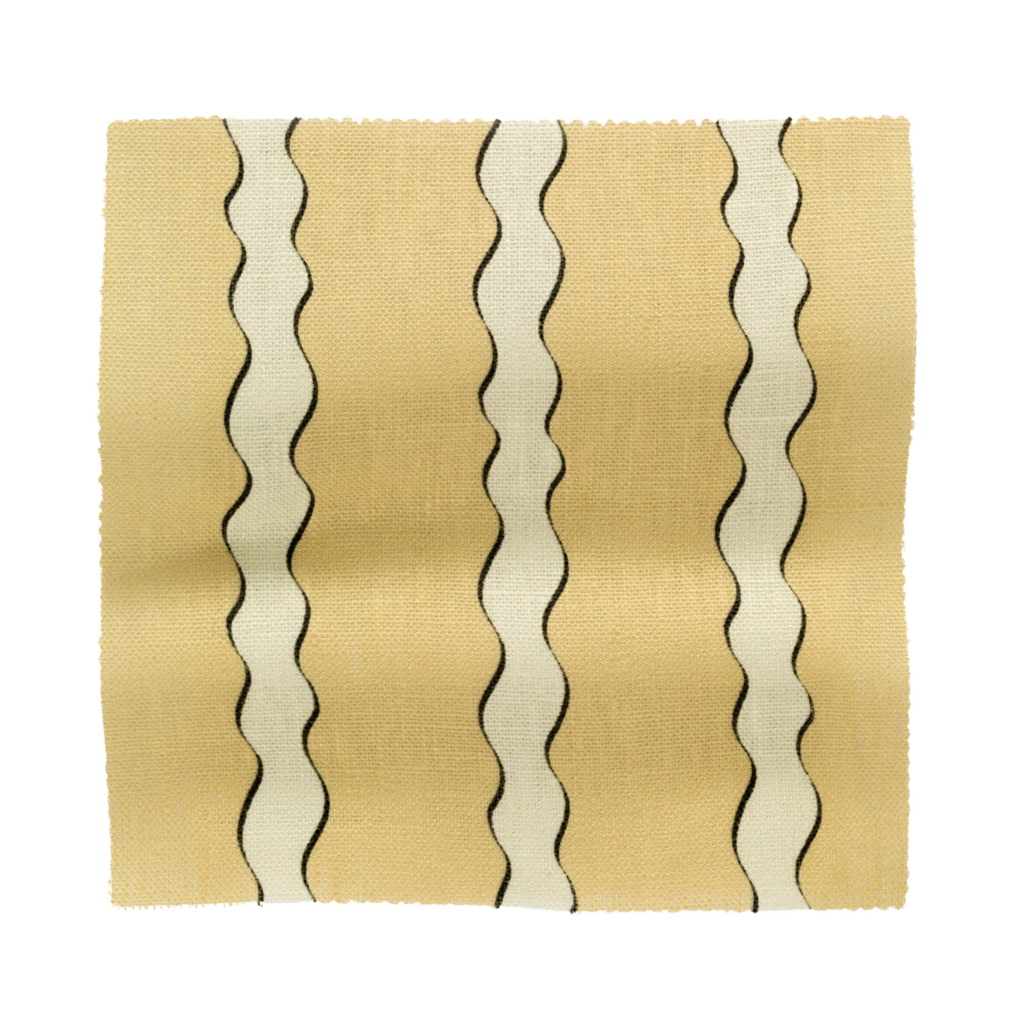 Scroll Stripe - Butter (Fabric)