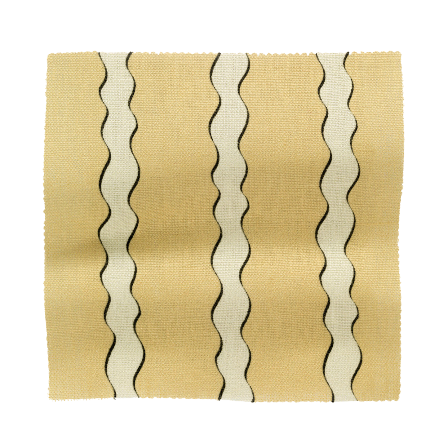 Scroll Stripe - Butter (Fabric)
