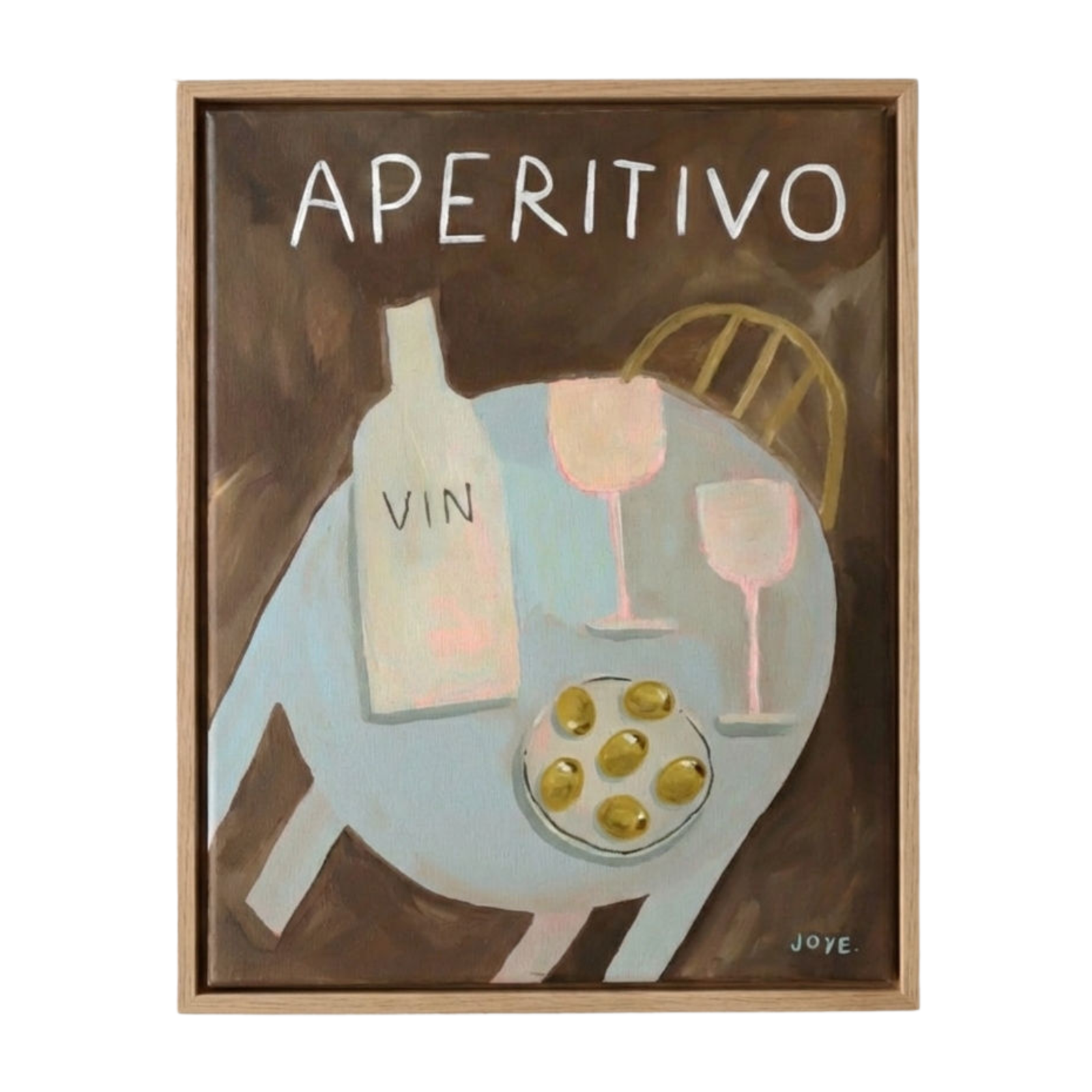Aperitivo at Sunset - Original Acrylic on Canvas