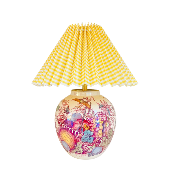Antique Mason's Fruit Basket Lamp