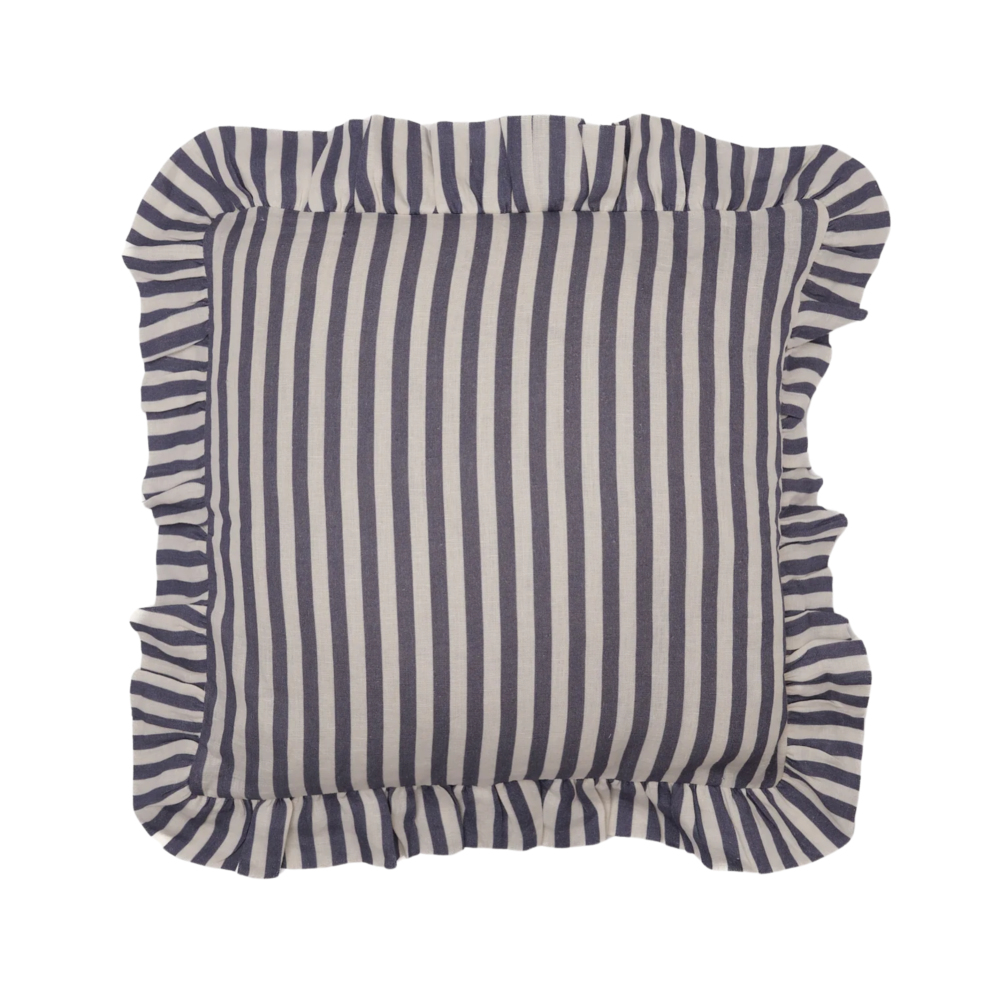 Folkstone Blue Candy Stripe Cushion Cover
