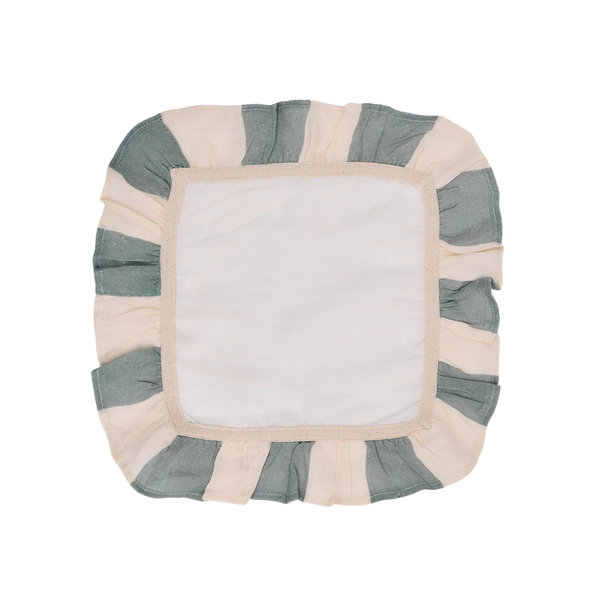 Sea Green Wide Stripe - Set of 2 Napkins