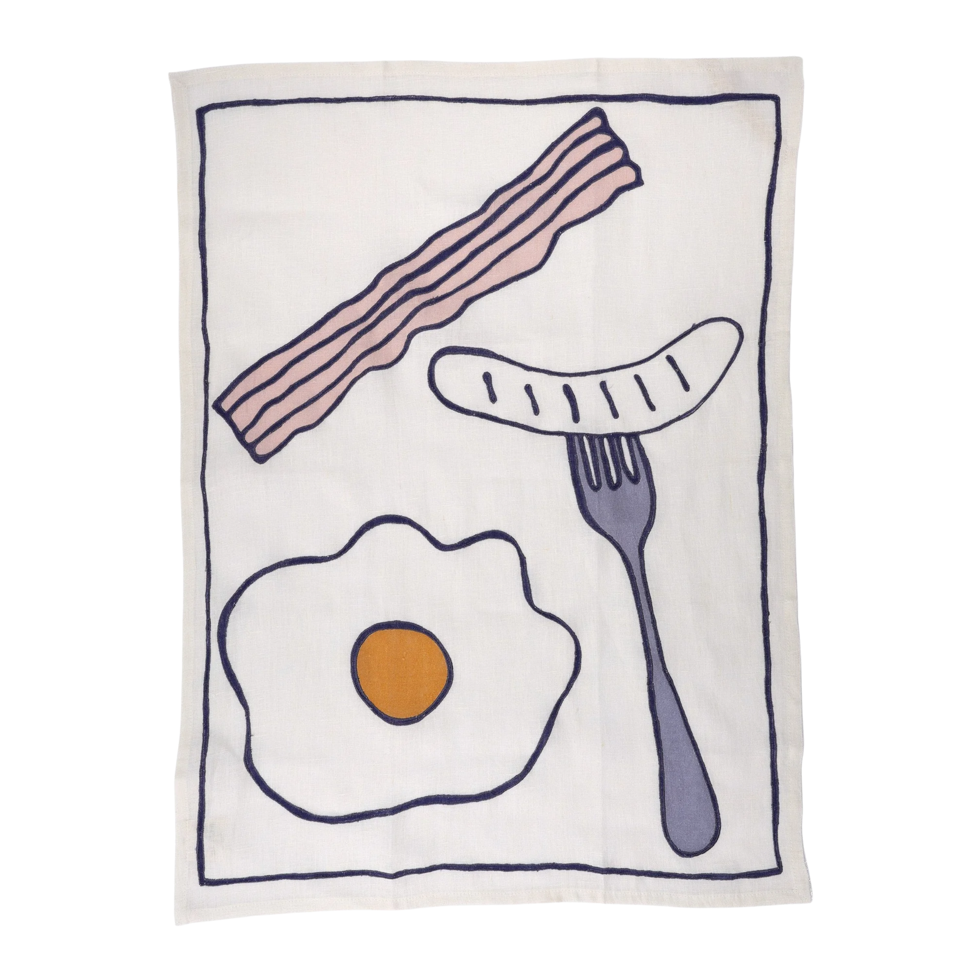 Eggs & Bacon Tea Towel