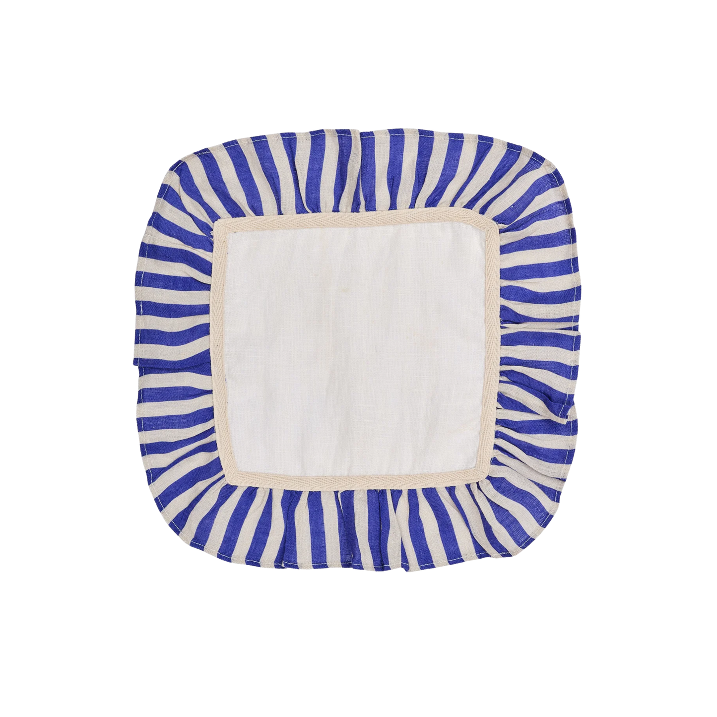 Cobalt Candy Stripe Napkin - Set of 2