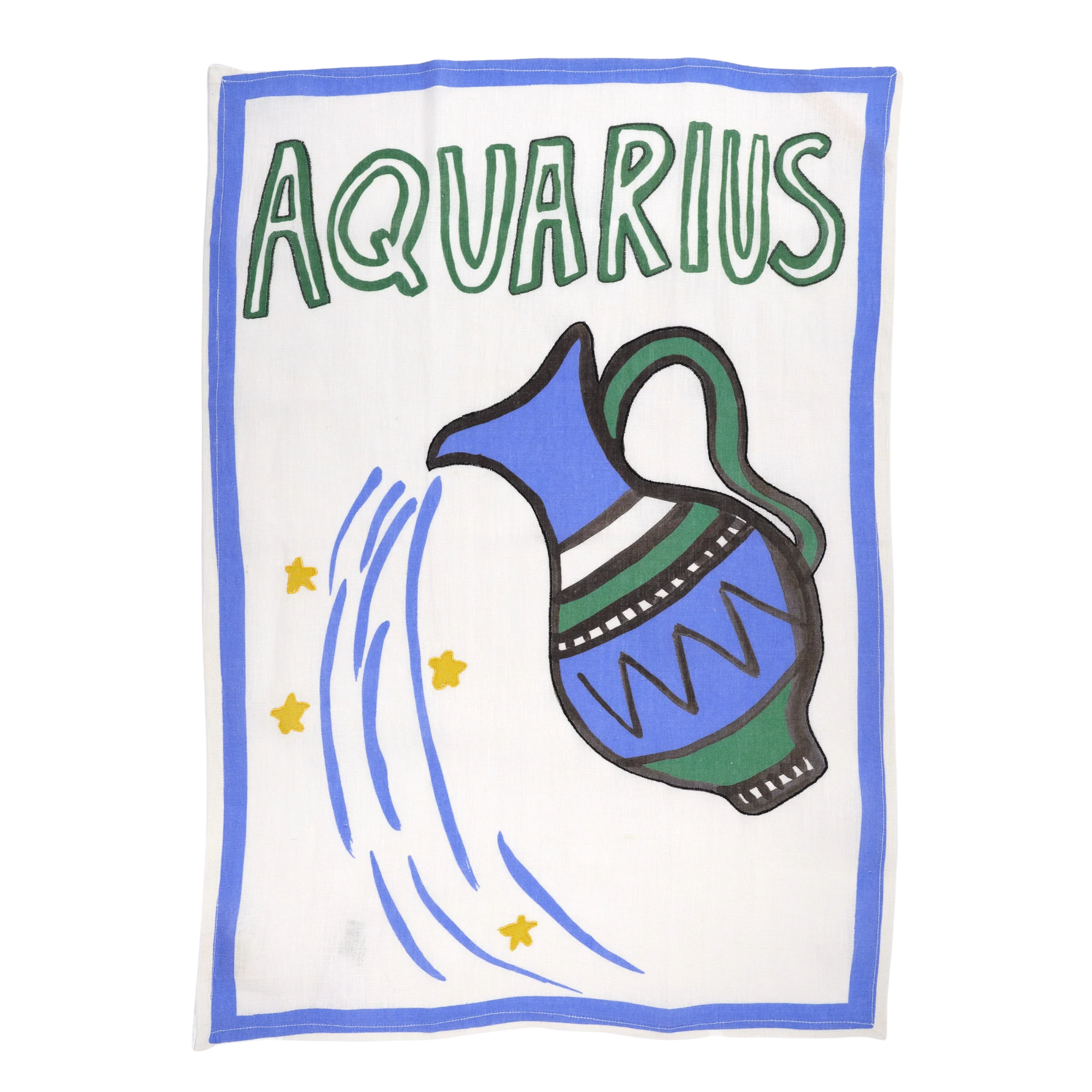 Aquarius Tea Towel