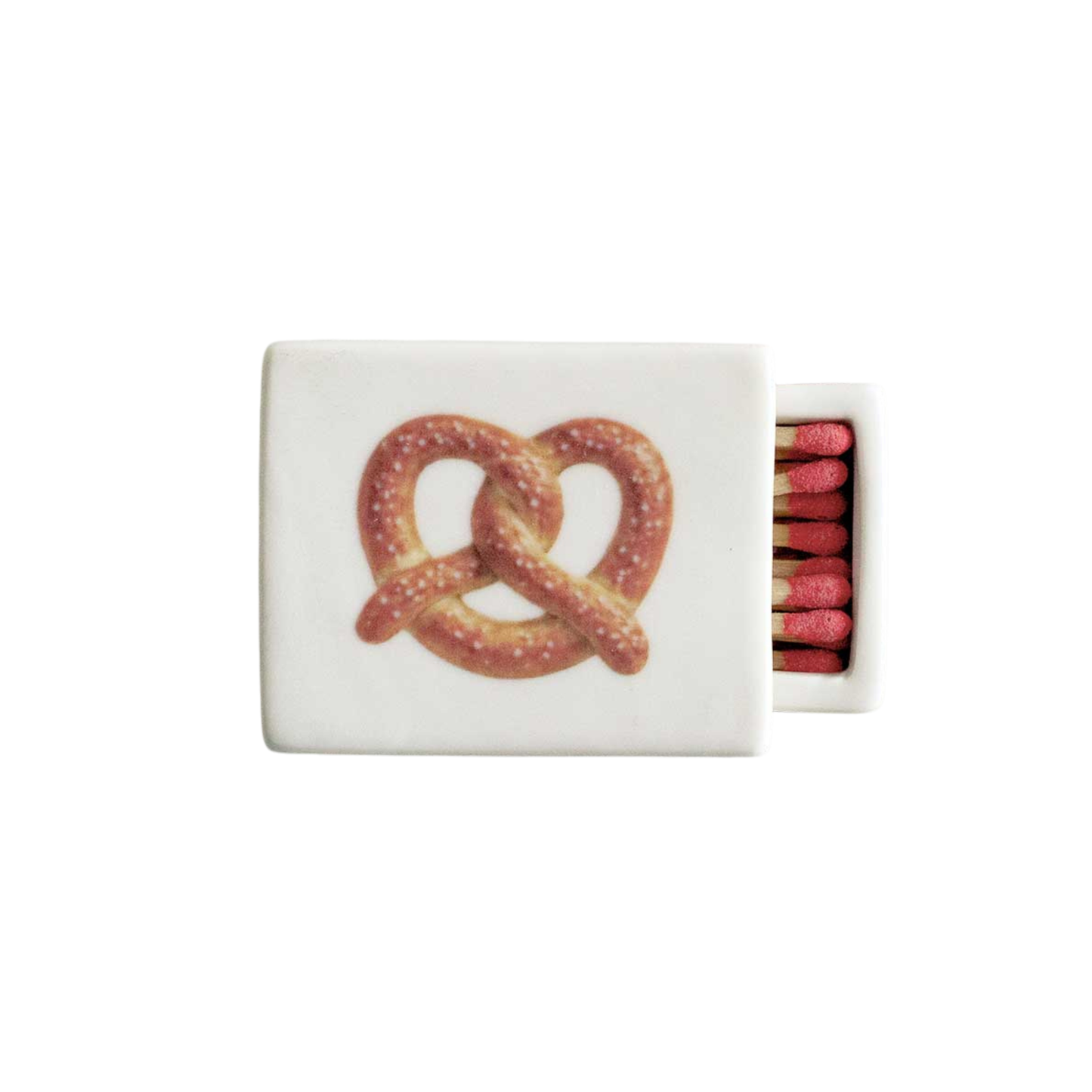 'Mini Bretzel’ Ceramic Matchbox