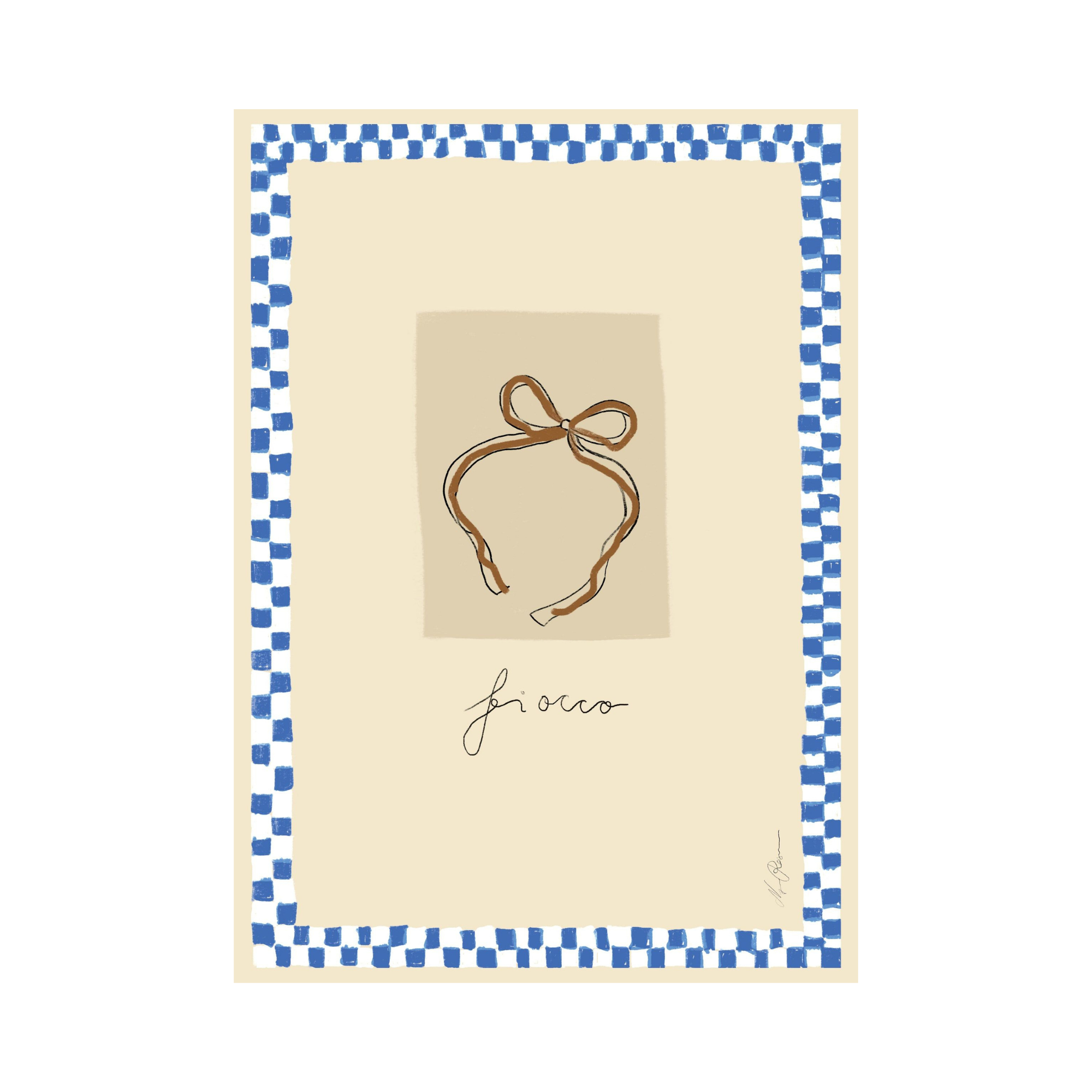 Oggetto Fiocco Print