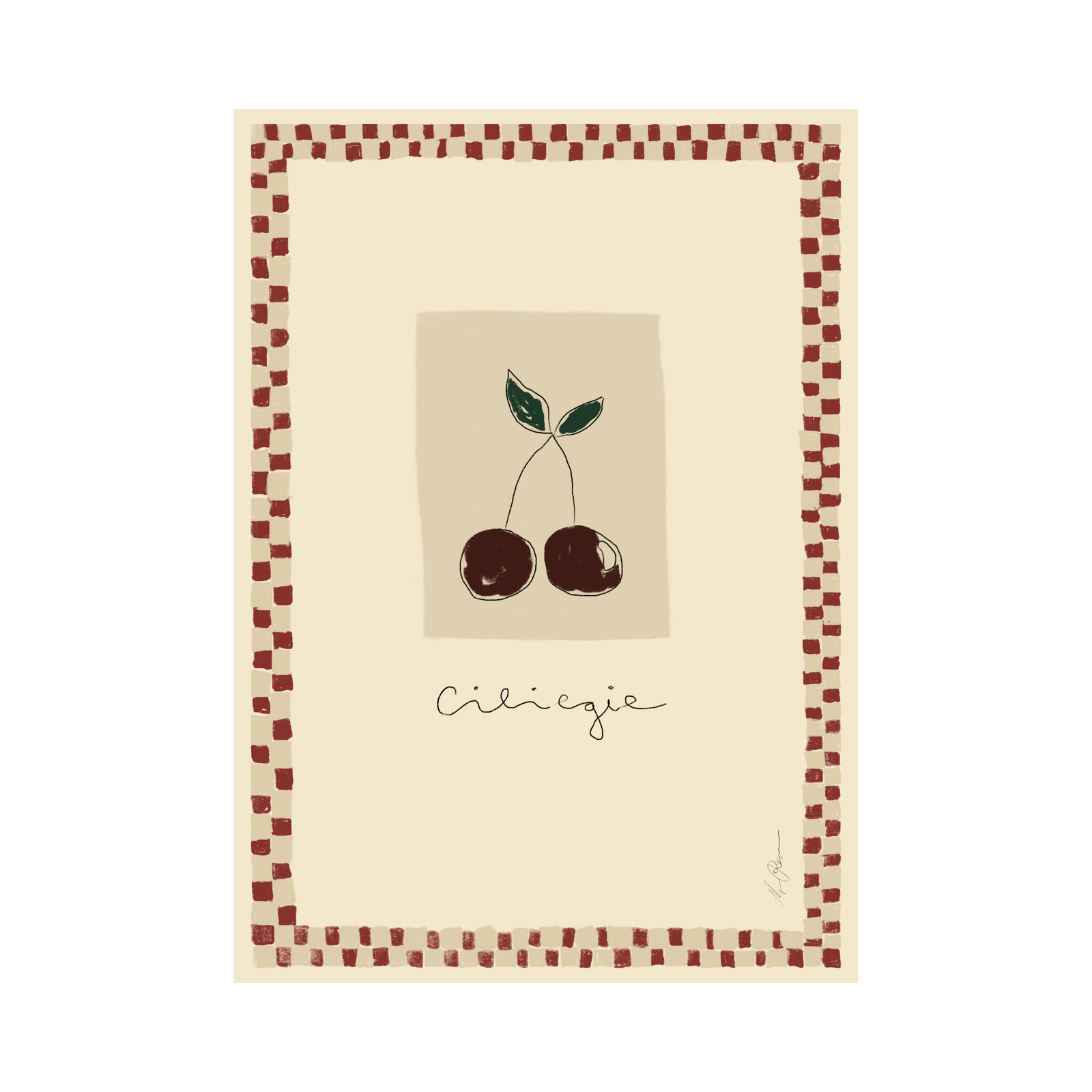 Oggetto Ciliegie Print