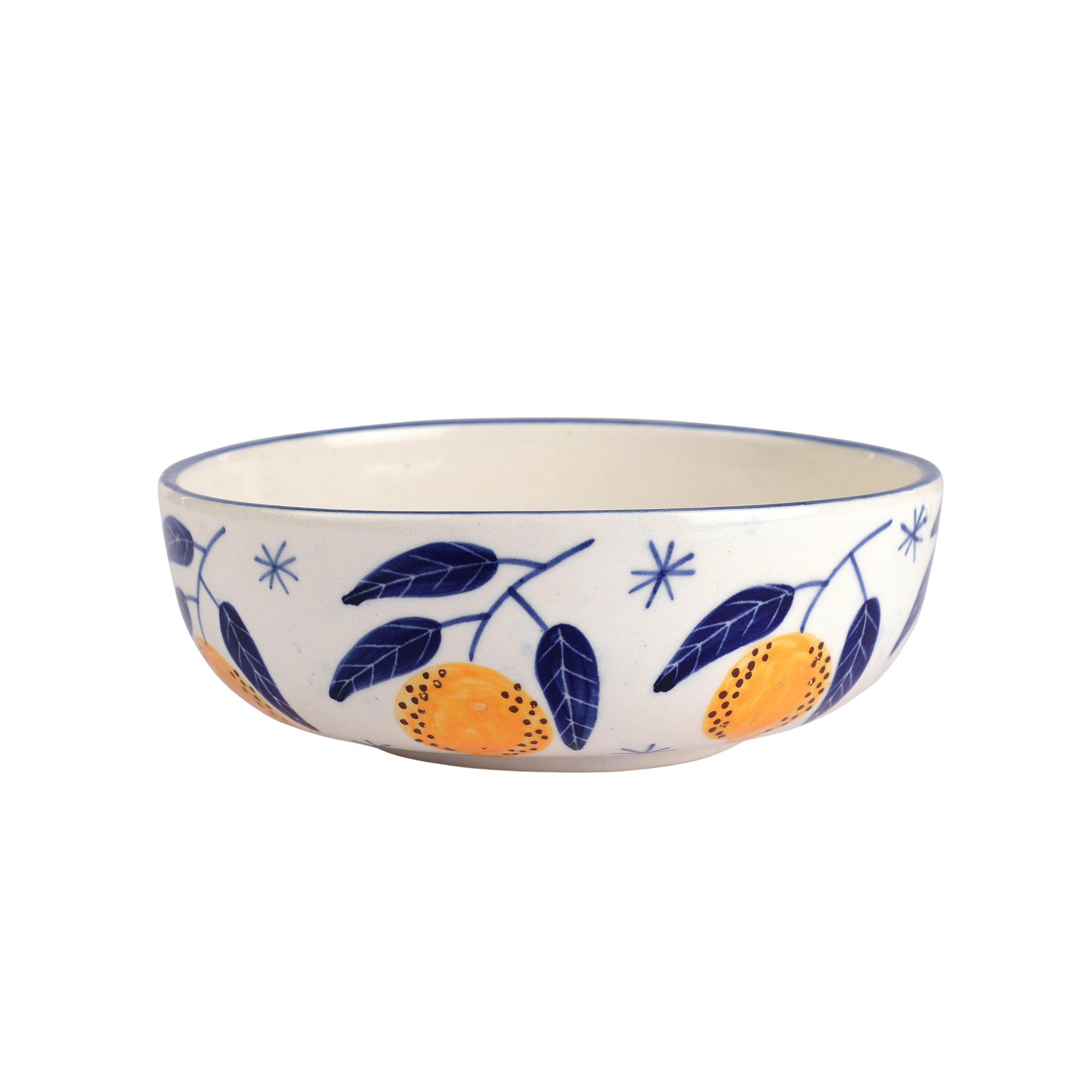 Italian Lemon Bowl, - 2.5x7 Inches (Set of 2)