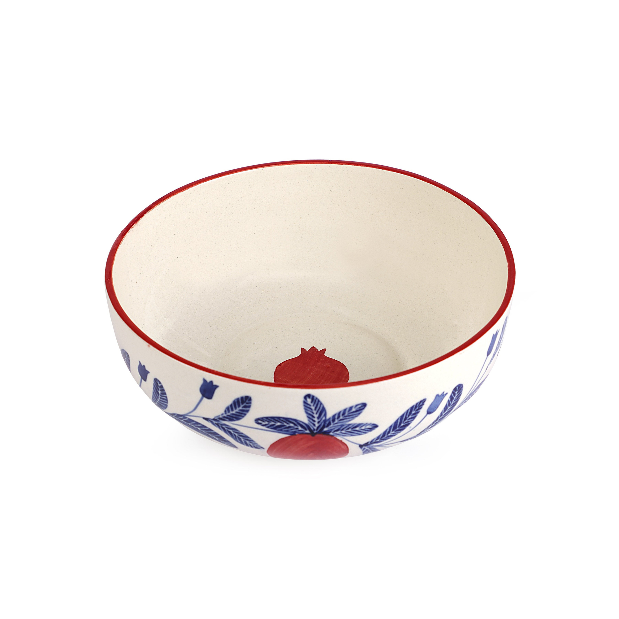 Indian Anaar Bowl, Red - 2.5x7 Inches  (Set of 4)