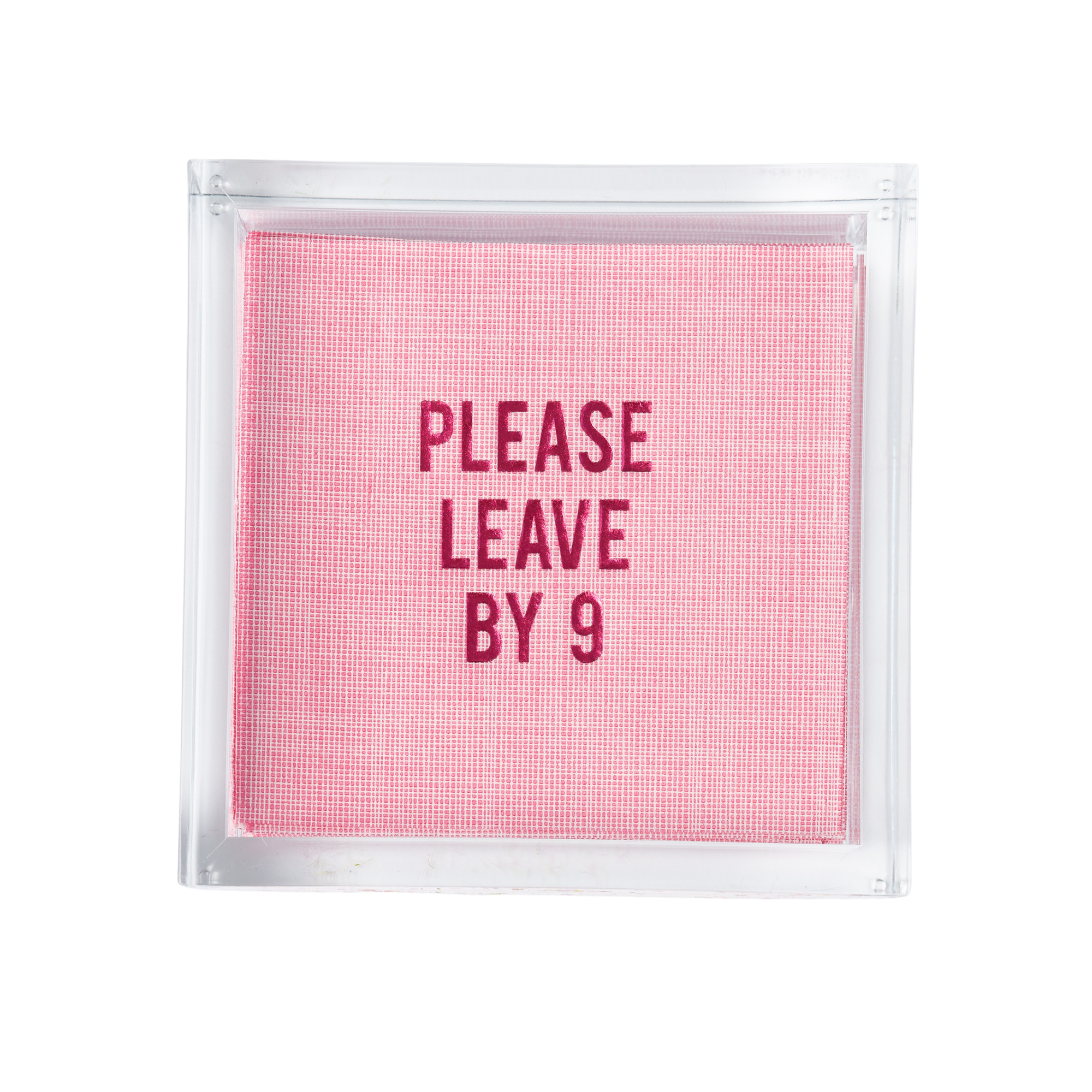 Acrylic Disposable Cocktail Napkin Holder