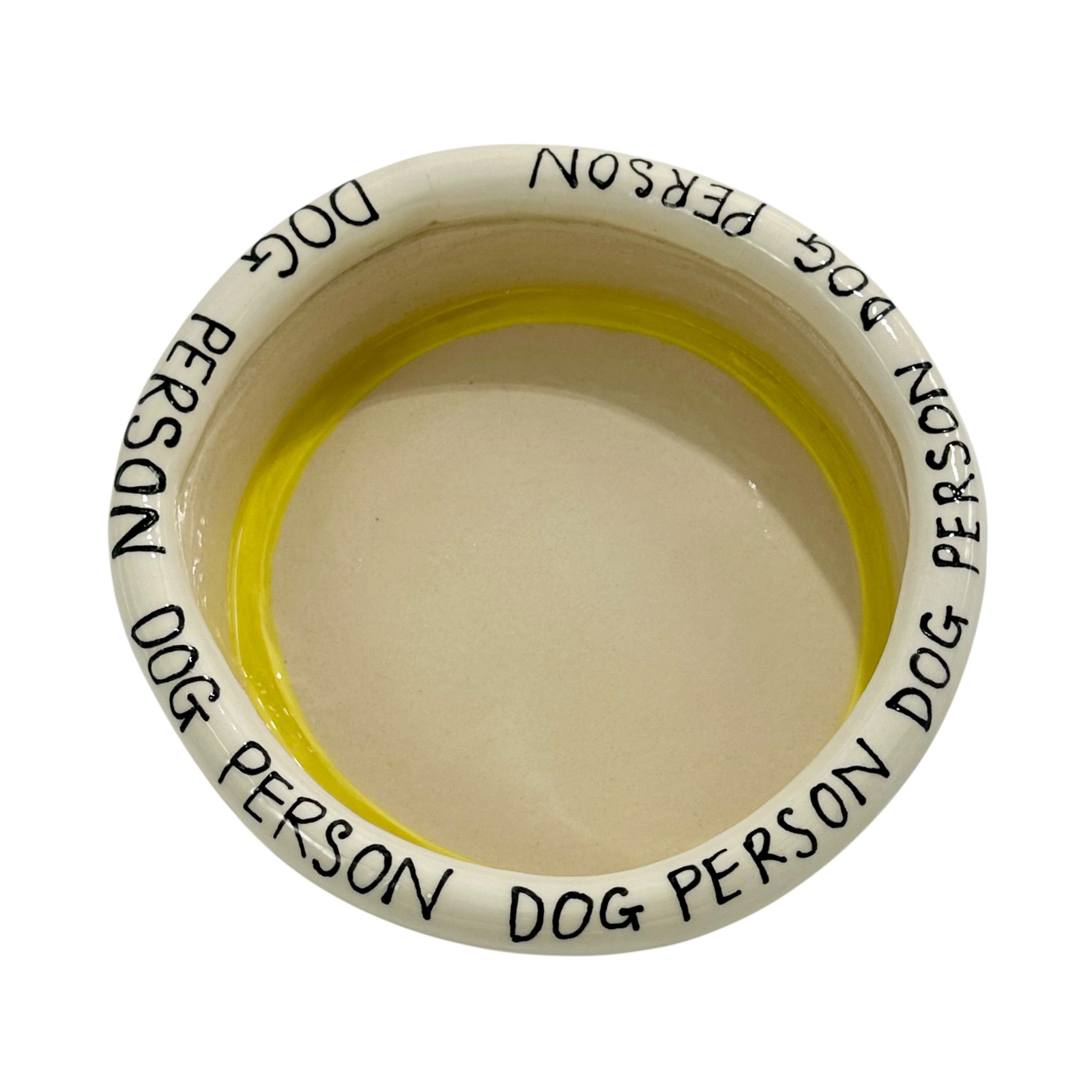 Dog Person Dog Bowl