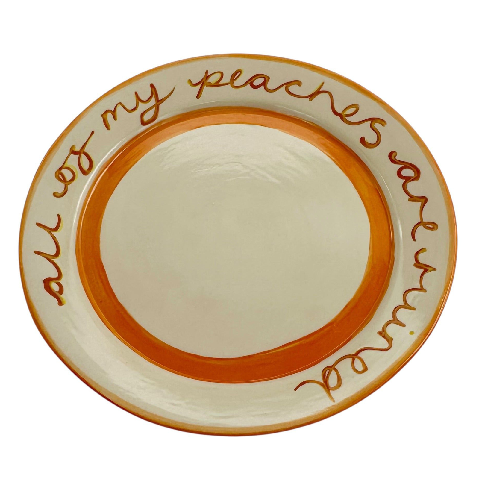 All Of My Peaches Dinner Plate