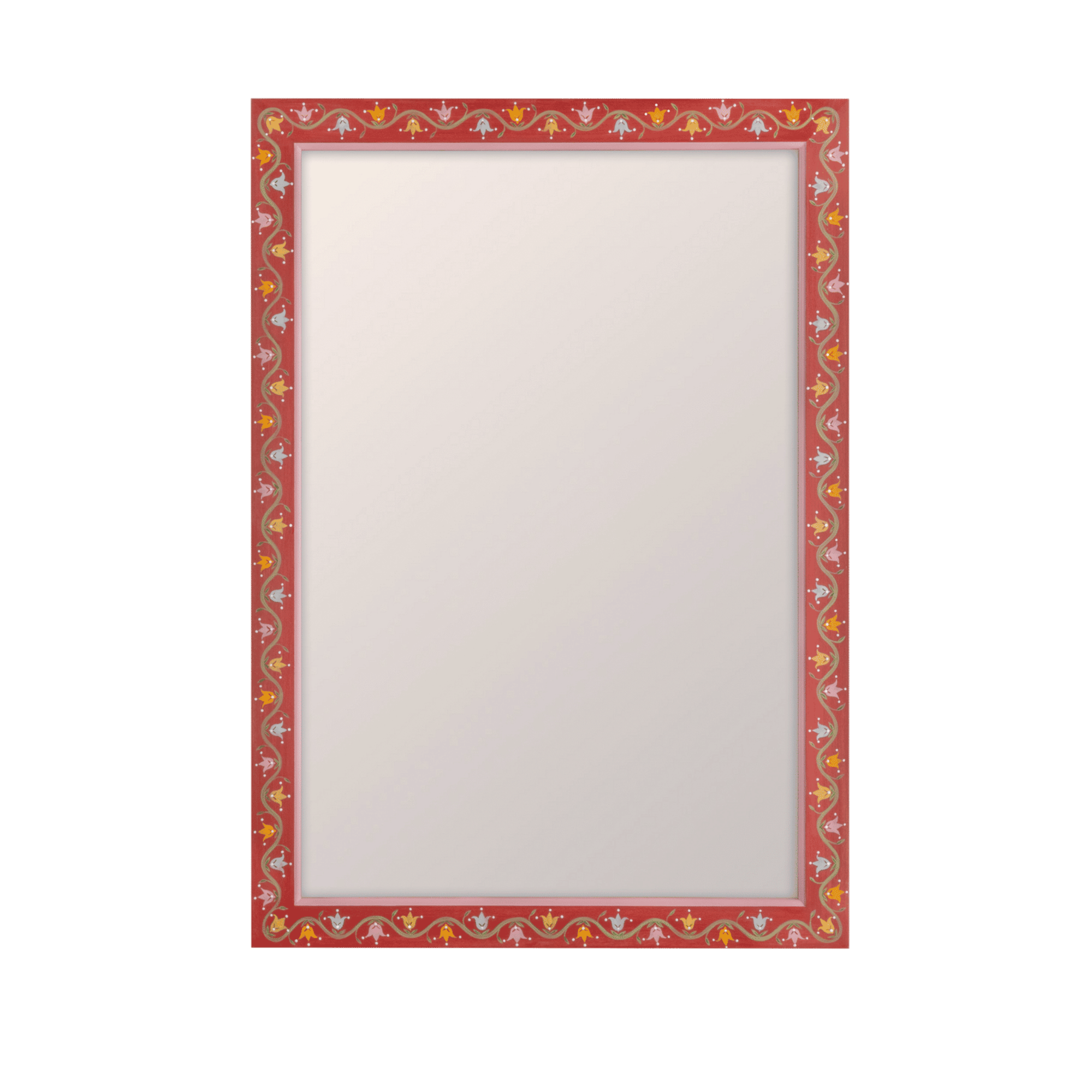 Rosa Mirror - Crimson, Large