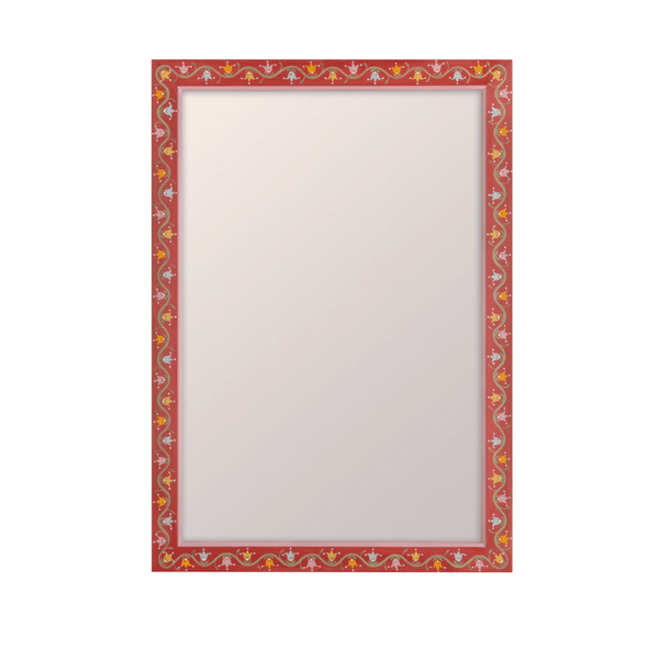 Rosa Mirror - Crimson, Large