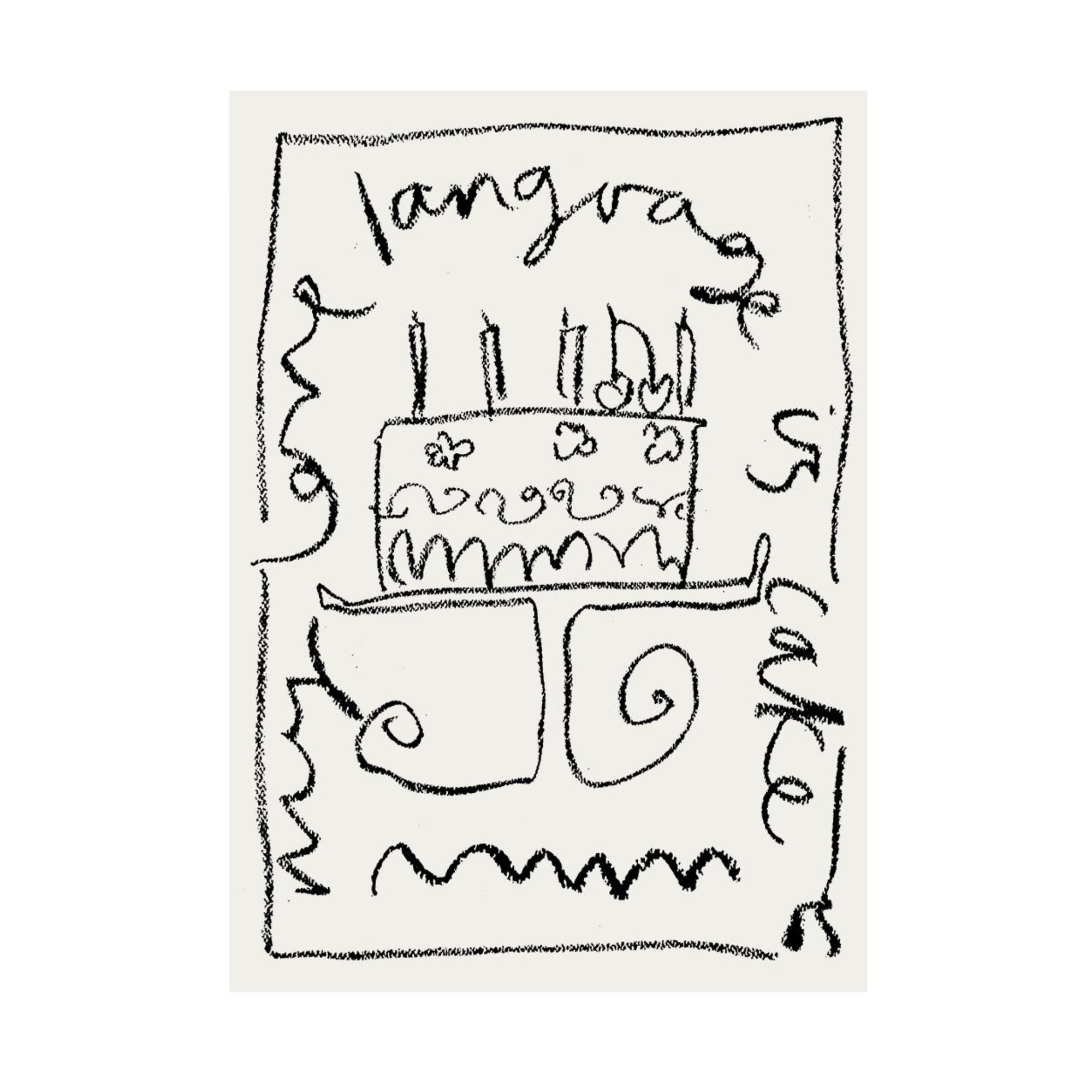 My Love Language Is Cake Print