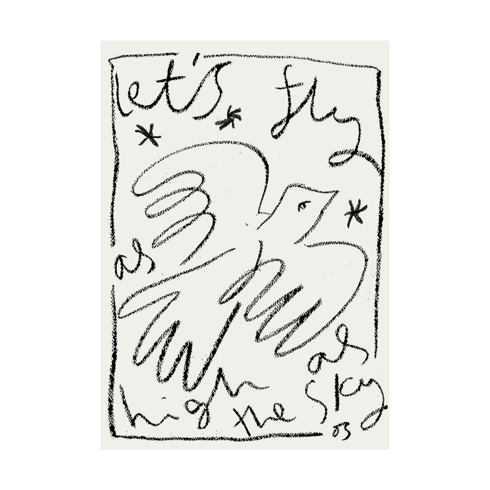 Let's Fly Print