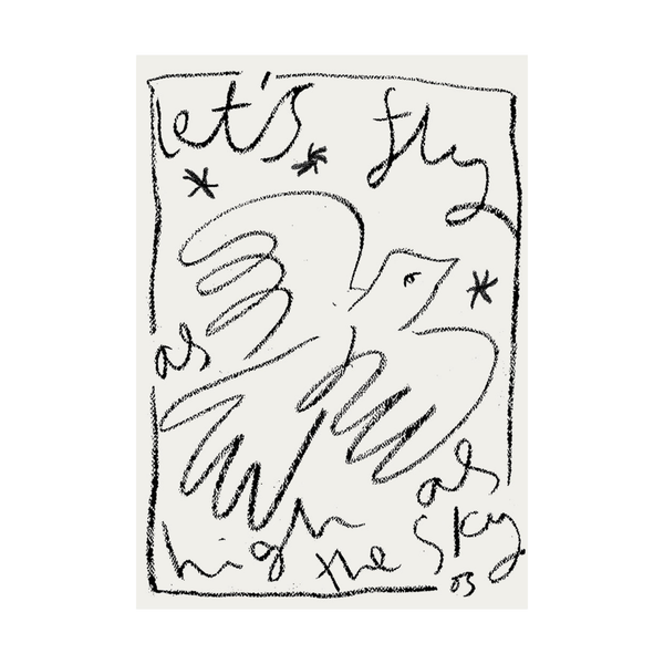 Let's Fly Print