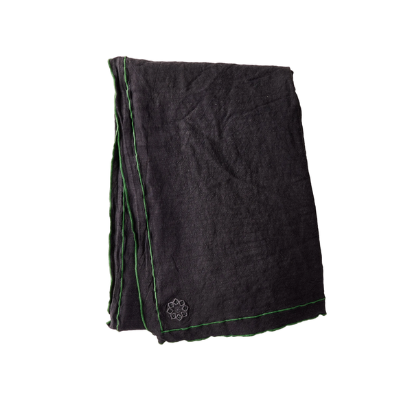 Day for Night Tablecloth Slate/Clover