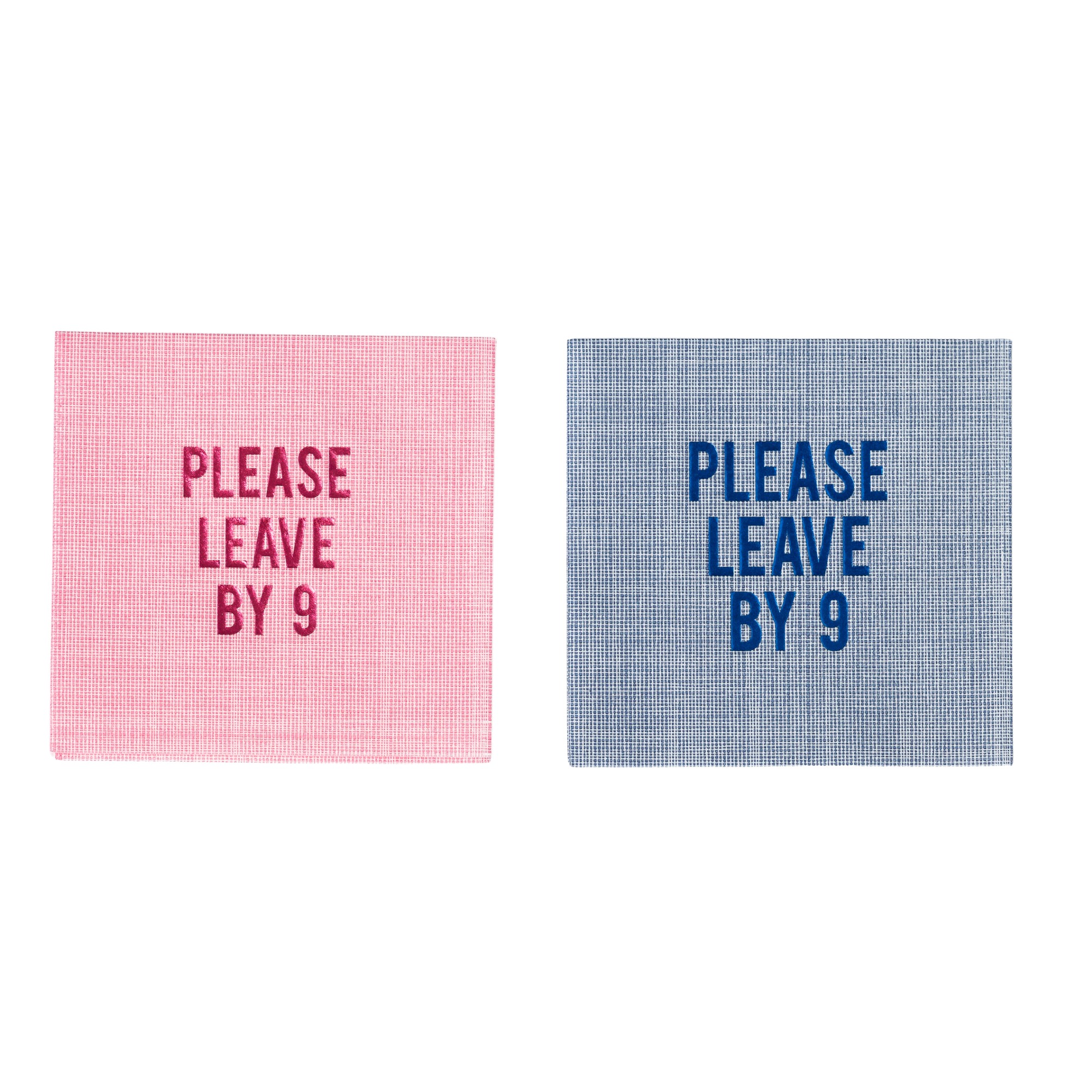 "Please Leave By 9" Disposable Napkin (set of 20)