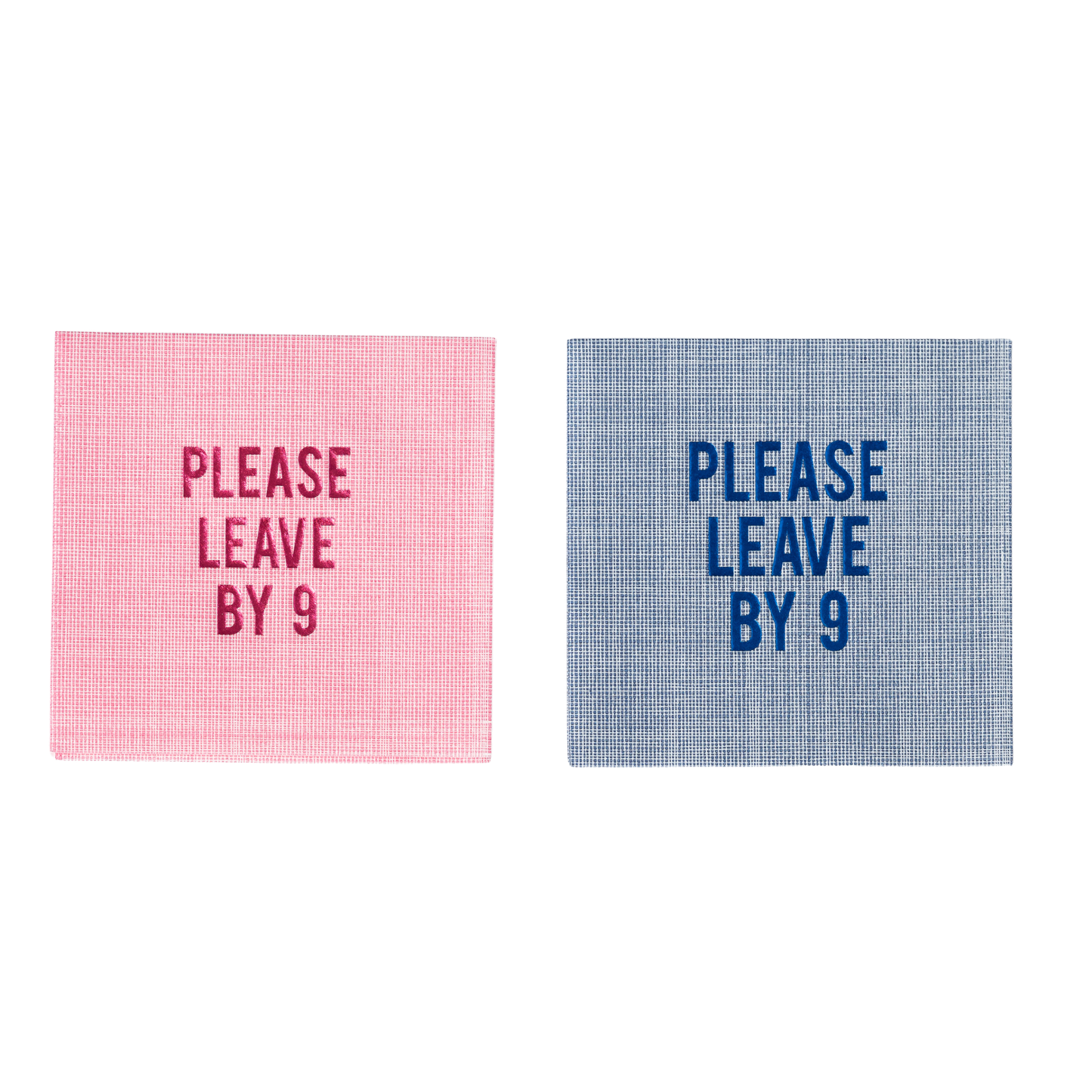 "Please Leave By 9" Disposable Napkin (set of 20)