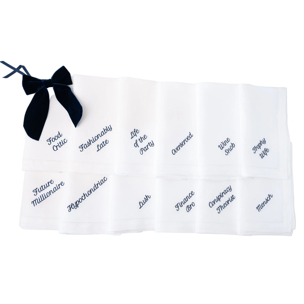 "Superlatives" Dinner Napkin Set