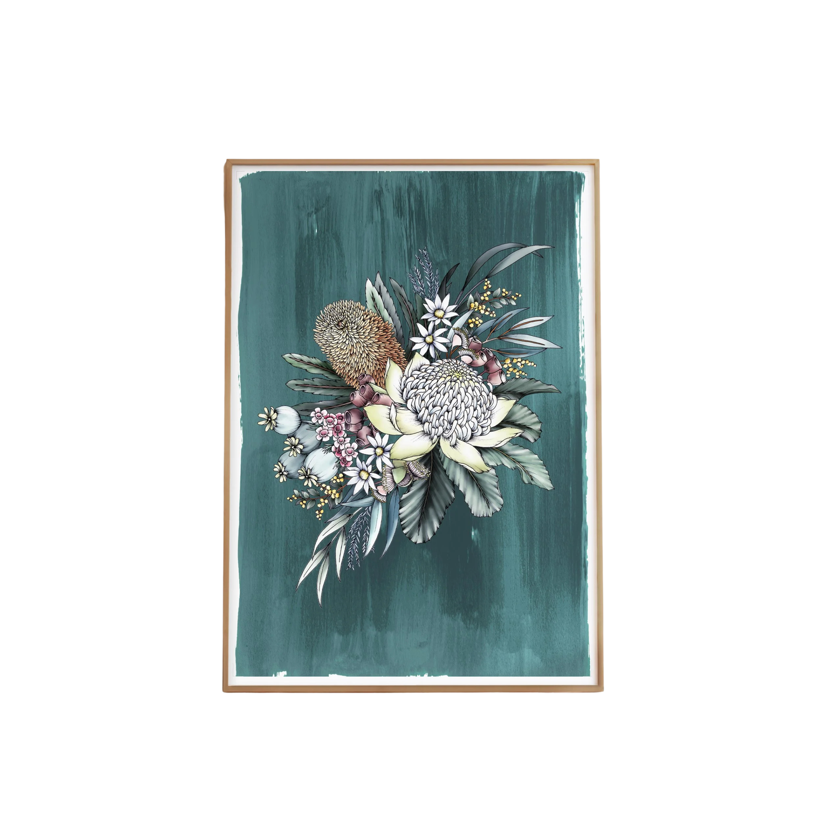 Teal Native Artprint