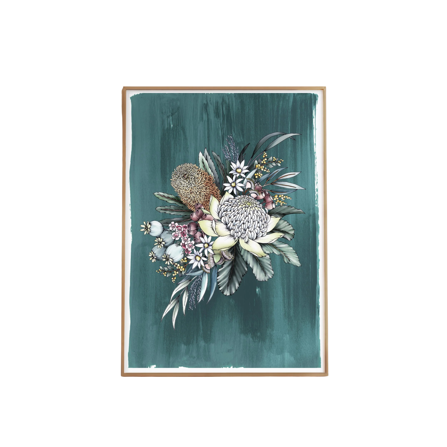 Teal Native Artprint