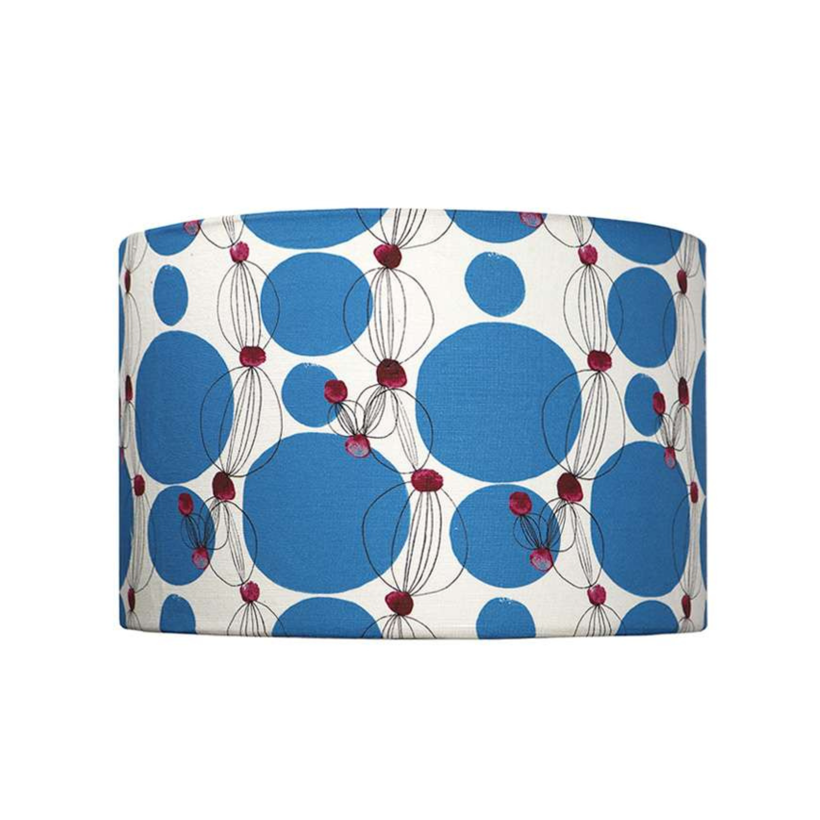 Cyan Spots Lampshade