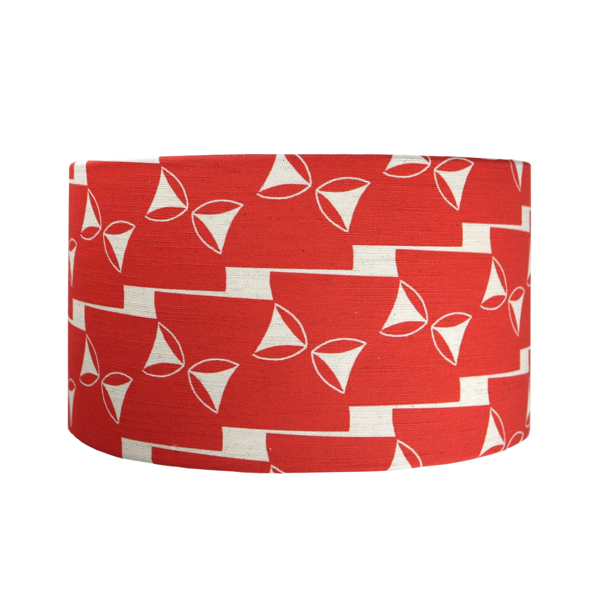 Split Pea Lampshade in Red
