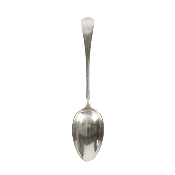 Antique Silver Plate Serving Spoon