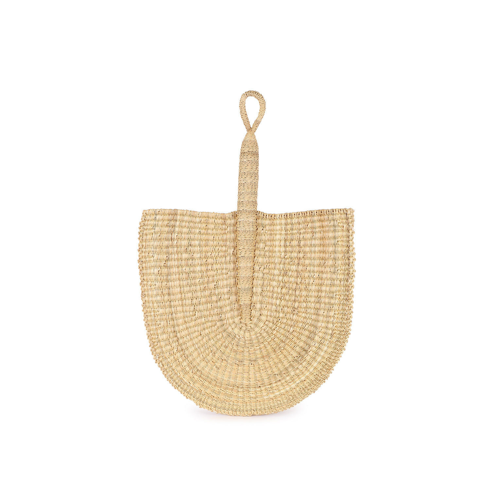 PONGO: Natural Woven Wall Decor Fan