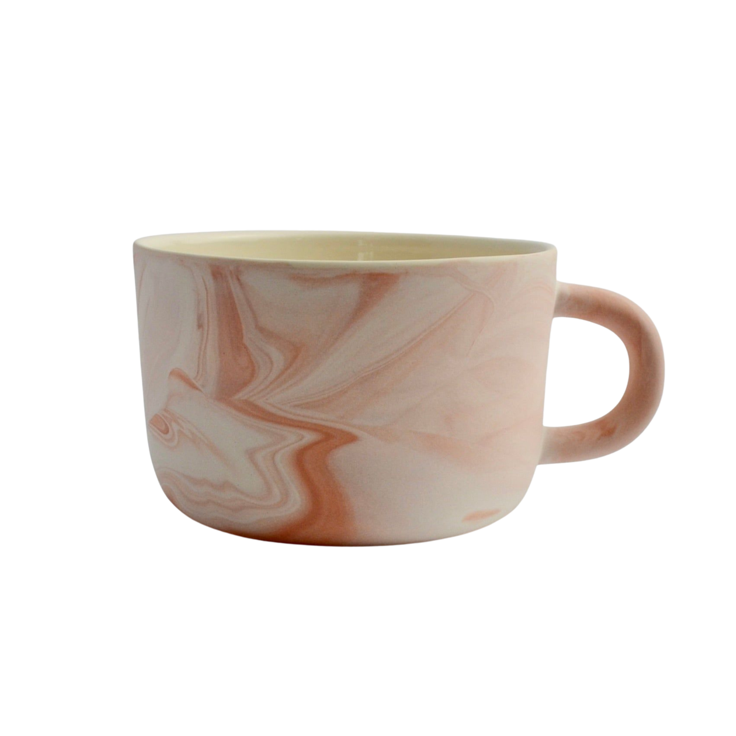 Large Cup Earthy Tone Marble