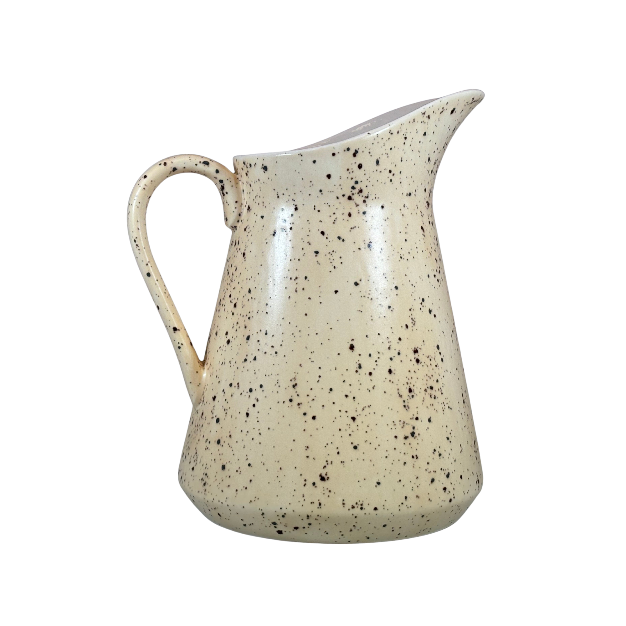 Milk Jug with Honey Speckle Glaze