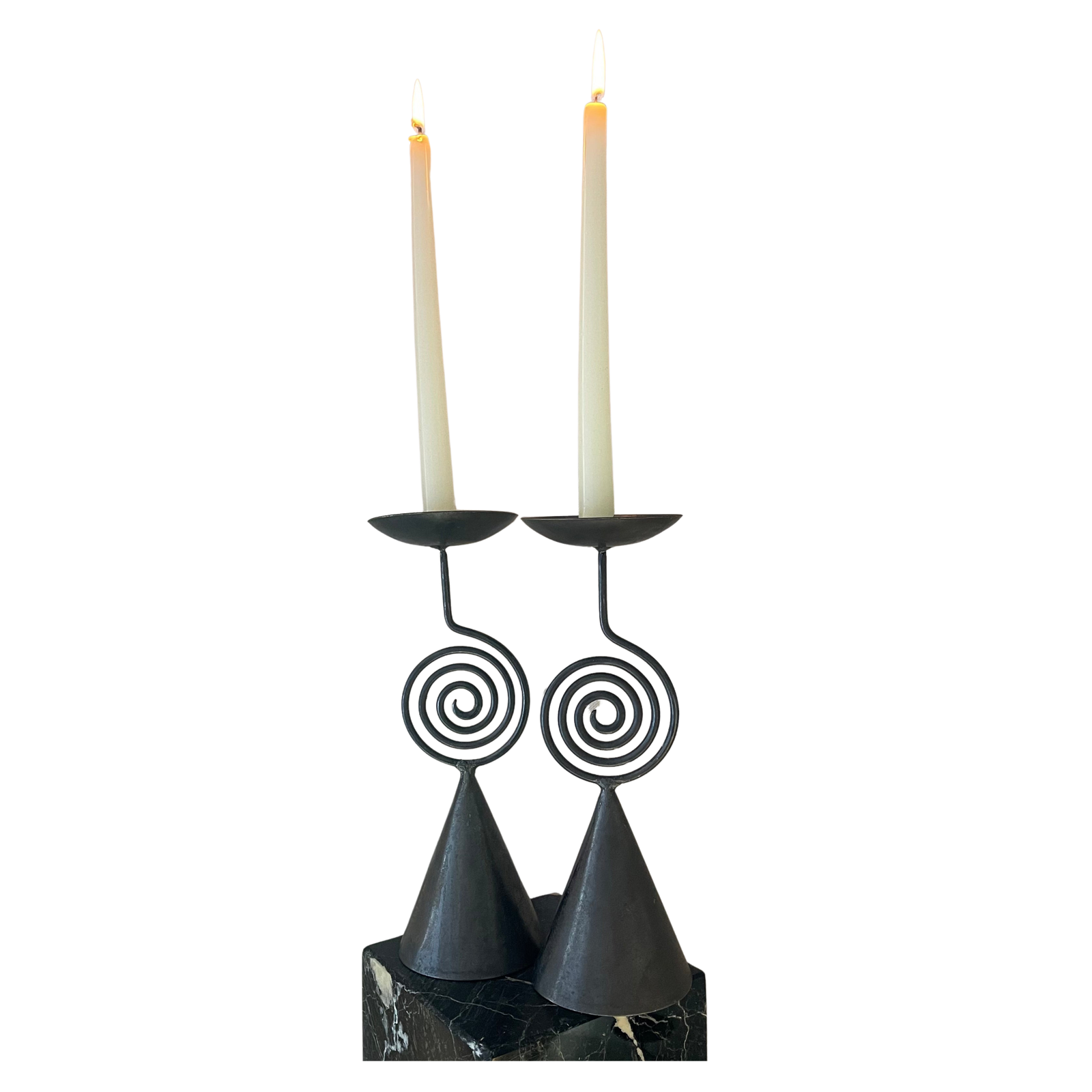 Pier One Metal Candle Holders Metal Spiral Design