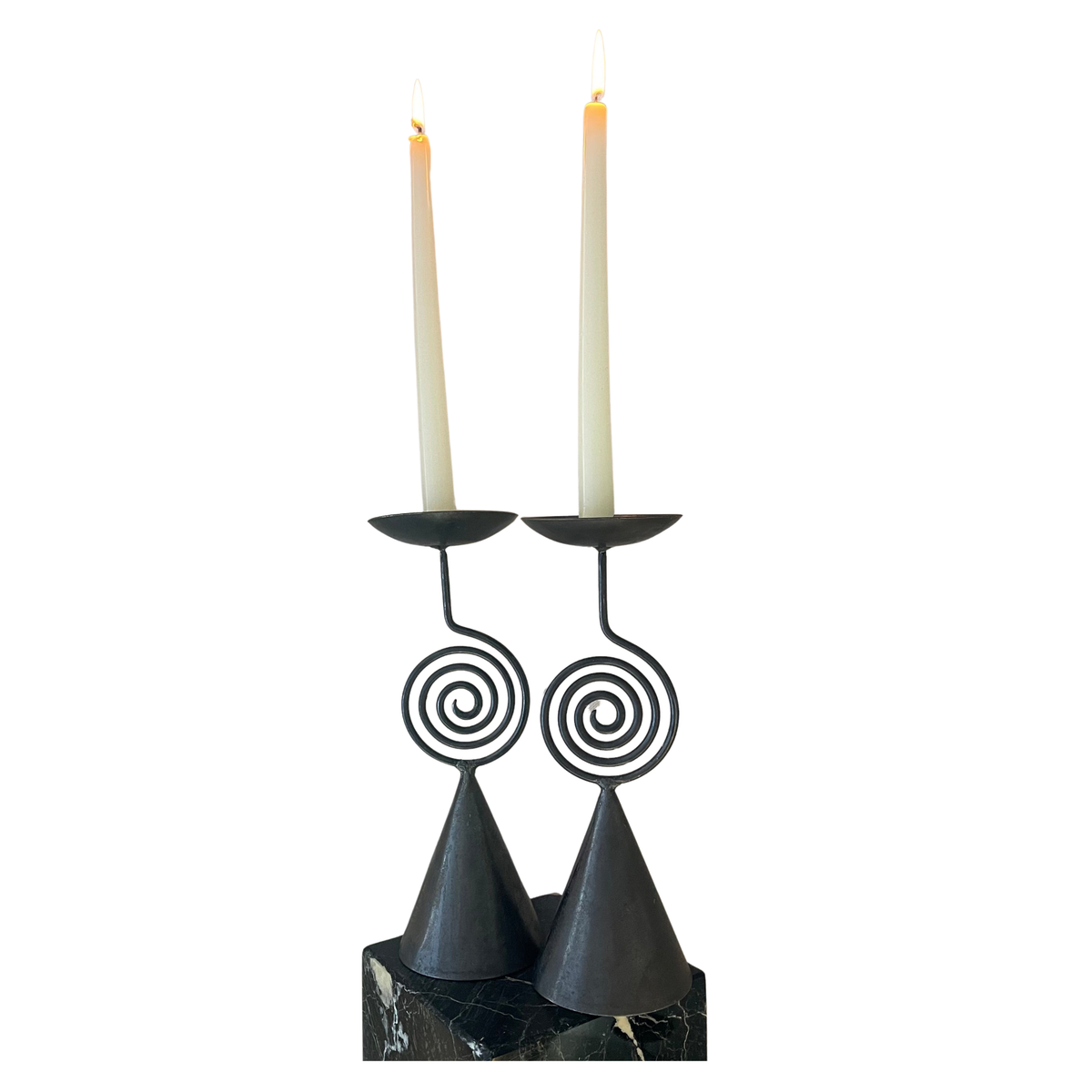 Pier One Metal Candle Holders Metal Spiral Design