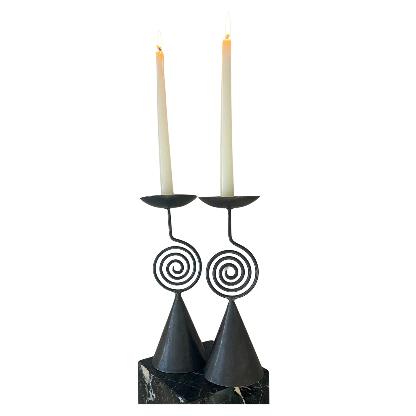 Pier One Metal Candle Holders Metal Spiral Design