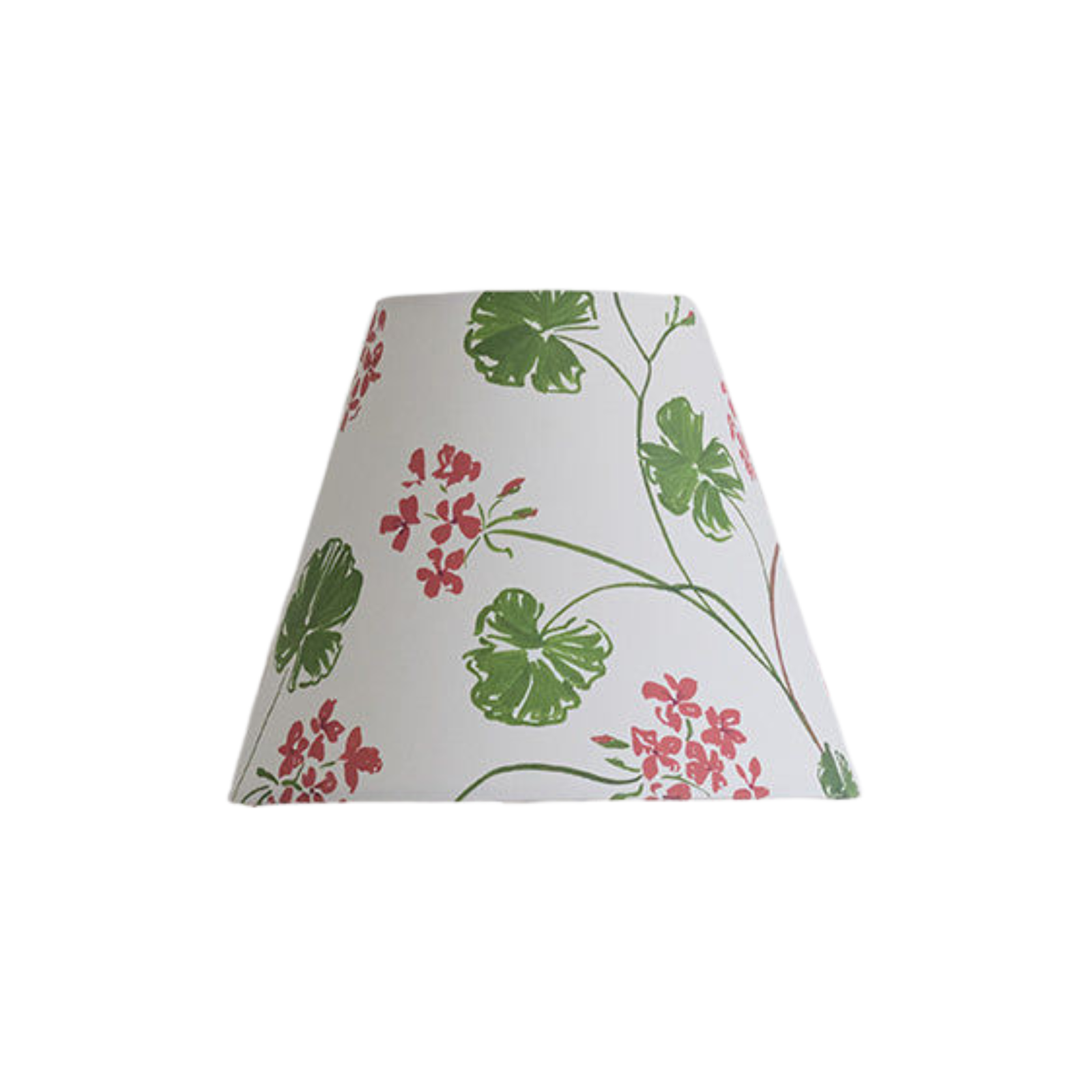 Geraniums Paper Lampshade - Empire 8"
